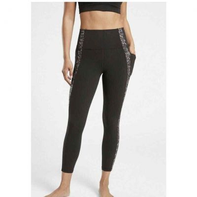 Athleta Salutation Stash Pocket II Serene 7/8 Tight Pants Black Sequoia Size 3X